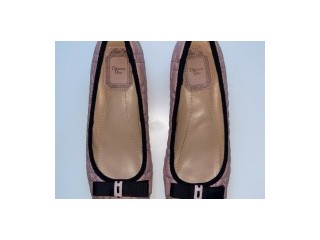 Vintage DIOR Leather My Dior Ballet Flats Size 36