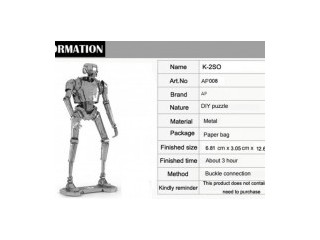 Puzzle 3D din metal - K-2SO