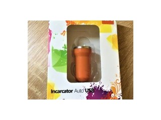 Incarcator auto USB E-Boda, 5V/1A, CML 201, portocaliu