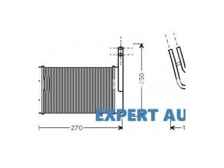 Sistem incalzire habitaclu Ford Transit 2 1977-1986 1628...