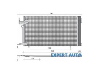 Radiator ac Peugeot 306 1993-2003 7B N3 N5 7A 7C 7D 7E N...