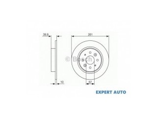 Disc frana Kia SHUMA II limuzina FB 2001-2004 0986479597