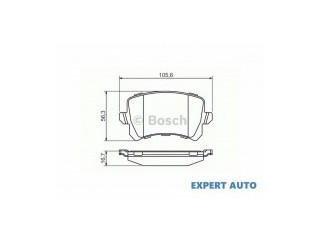 Set placute frana spate Seat Alhambra 2010- 710 711 1K0