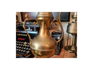 Ceainic/Cafetieră/Ulcior Turcia bronz/alamă vintage