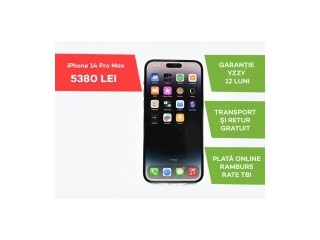 IPhone 14 Pro Max / 256 GB / GARANȚIE 365 zile /