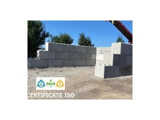 Blocuri din beton tip lego - certificate ISO (Brasov)