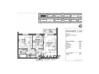 Apartament 2 camere, decomandat, zona Tractorul, Comision %