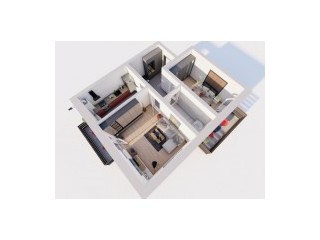 Apartament 2 camere, 53 mp plus terasa, credit bancar