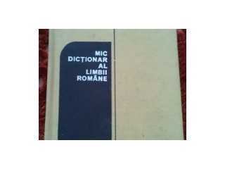 Dictionar al limbii romane