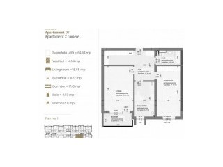 COMISION 0% Apartament 2 camere, Mihai Viteazul Residence