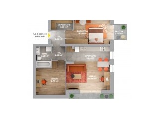 Apartament de 3 camere in bloc nou, Avantgarden3 Brasov