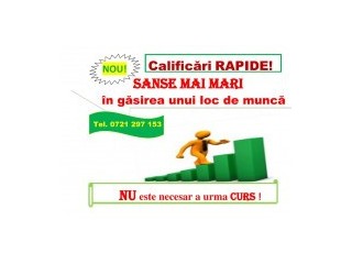 Curs rapid drujbist electrician sudor lacatus excavatorist