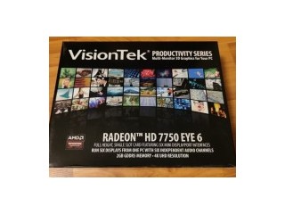 Placa video Visiontek HD 7750 EYE 6 pentru trading (6 monit)